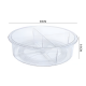 Rotating Plastic Organizer 4 Sections
