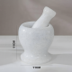 Marble Garlic Pastle Large