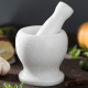 Marble Garlic Pastle Large