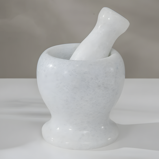 Marble Garlic Pastle Large