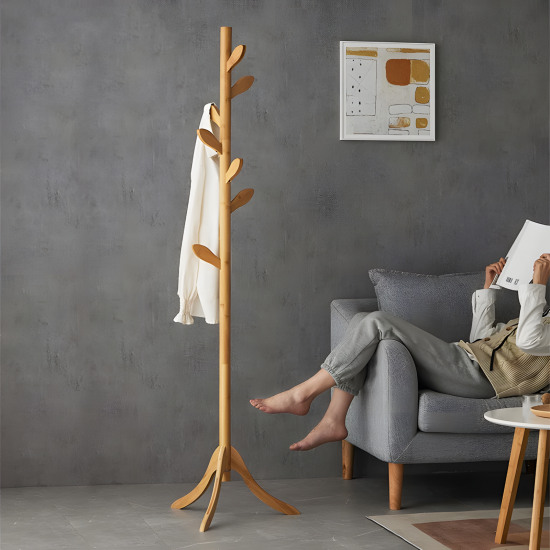 Wooden Coat Rack