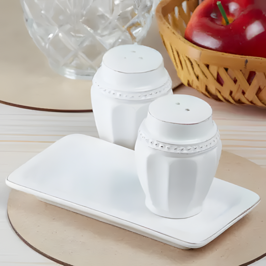 Porcelain Salt Shakers Set