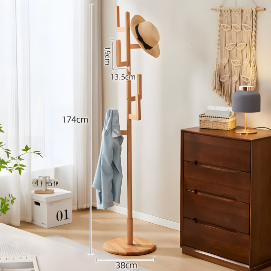 Wooden Coat Rack