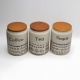 Porcelain Jars Set of 3