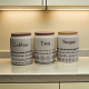 Porcelain Jars Set of 3