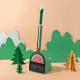 Plastic Broom & Dustpan