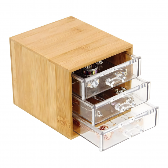 Acrylic And Wooden Organizer
