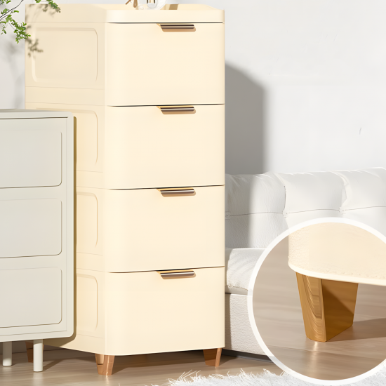 Plastic Drawers 4 Tiers