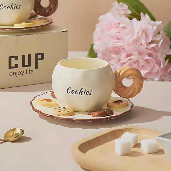 Porcelain Mug & Plate