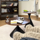 Metal & Wooden Tables Set of 2
