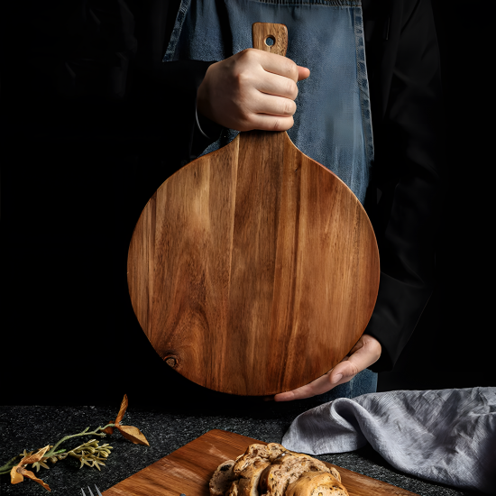 Circular Wooden Board