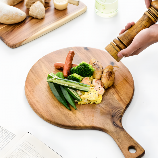 Circular Wooden Board