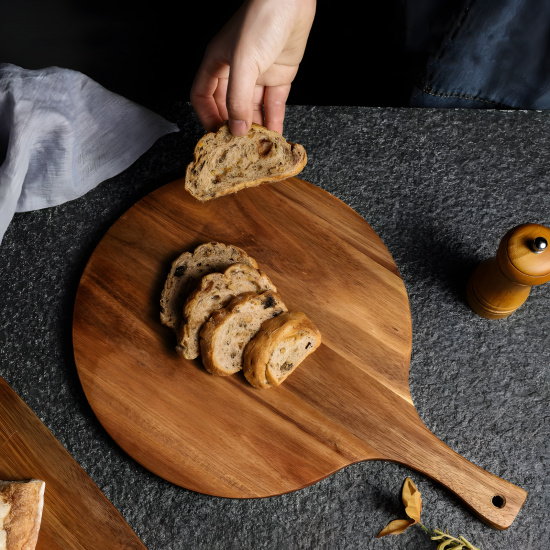 Circular Wooden Board