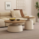 Wooden & Metal Table Set 2 pieces