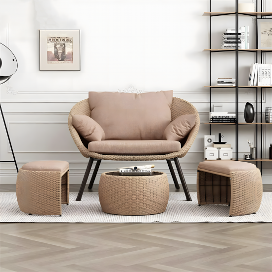 Patio Seating Set 4 Pcs