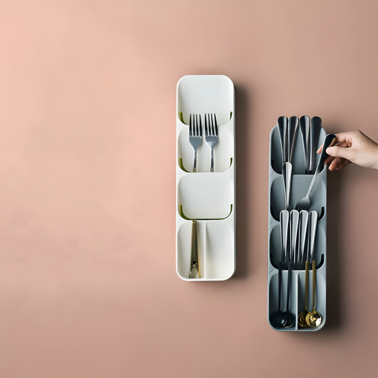 Plastic Spoons Organizer