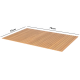 Wooden Board 70*45 cm