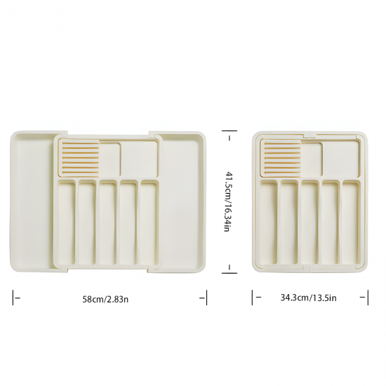 Plastic Spoons Organizer