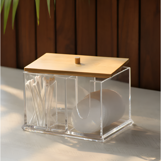 Acrylic And Wooden Organizer