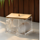 Acrylic And Wooden Organizer