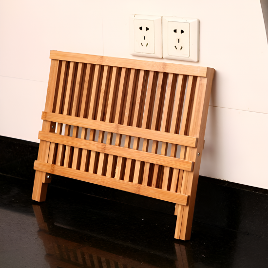 Wooden Plates Stand