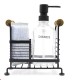 Metal Organizer & Soap Dispenser & Sponge