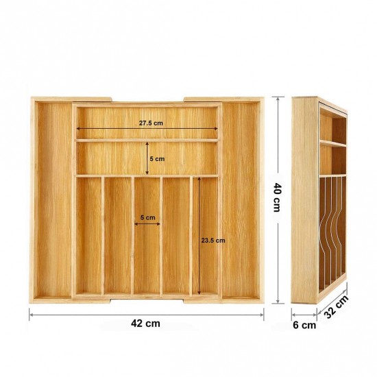 Expandable Wooden Organizer