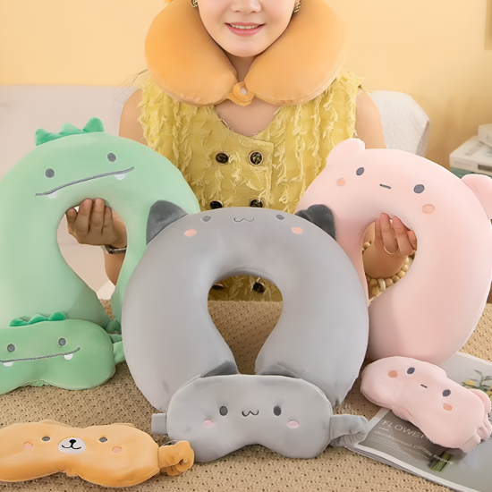 Neck Pillow & Eye Mask