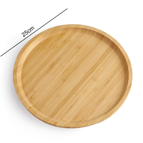 Wooden Plate 25 cm