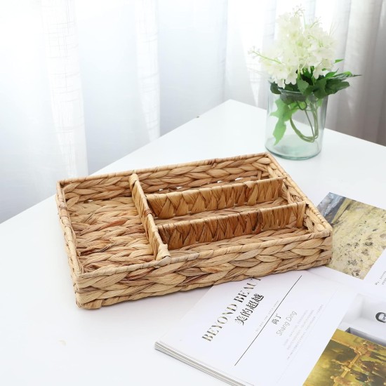 Straw Drawer Organizer