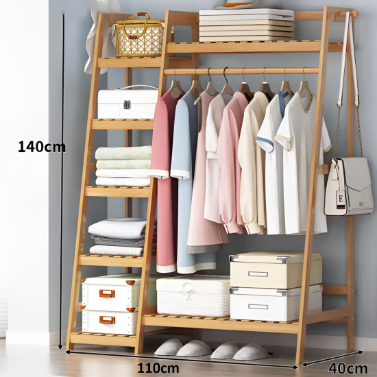 Wooden Clothing Rack