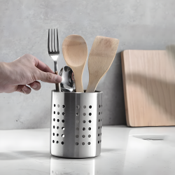 Stainless Steel Utensil Holder Small 