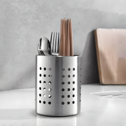 Stainless Steel Utensil Holder Large