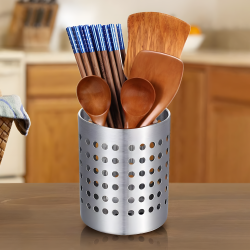 Stainless Steel Utensil Holder Very Large 