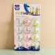 Adhesive Wall Hooks - 12 Pcs