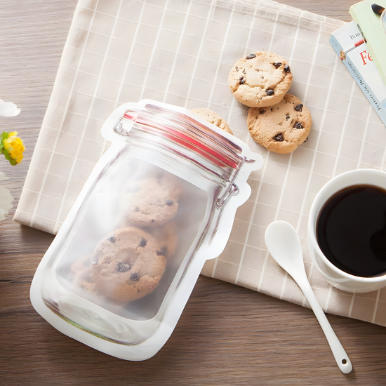 Jar-Shaped Bag Medium - 4 Pcs 