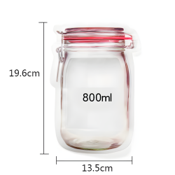 Jar-Shaped Bag Medium - 4 Pcs 