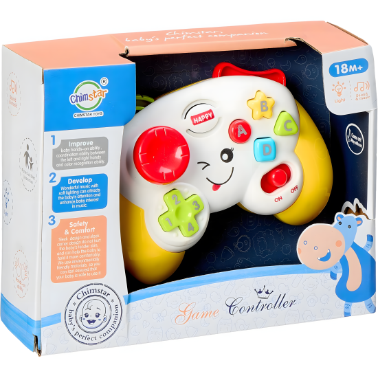 Musical Baby Toy in the Shape of a Game Controller