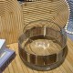 Wooden & Glass Vase