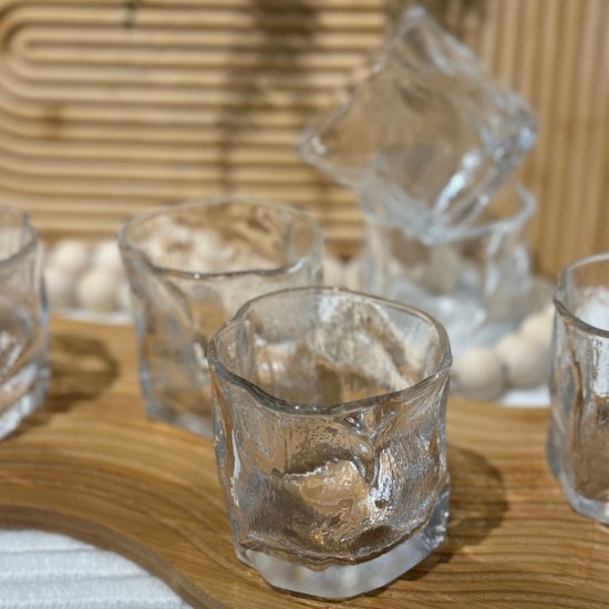 Glass Cups Set 6 Pieces