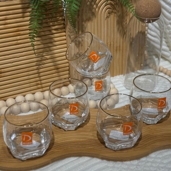 Glass Cups Set 6 Pieces