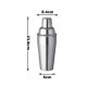 Medium Stainless Steel Shaker