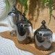 Glass Jar Set 3 Pieces 