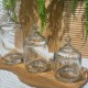 Glass Jar Set 3 Pieces
