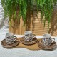 Tea Cup Set 6 Pieces