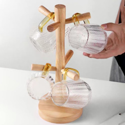 Wooden Mug Holder 