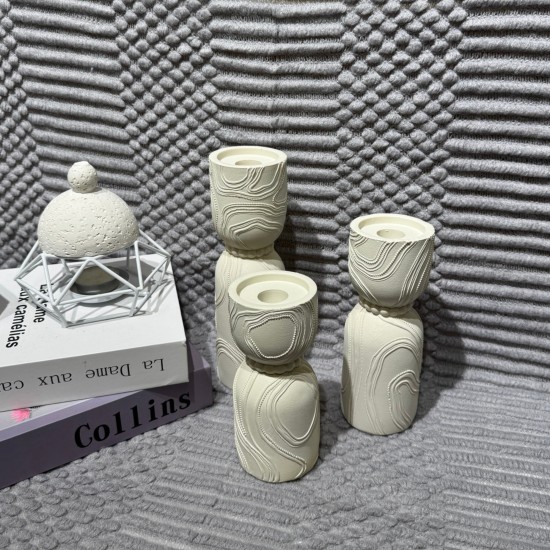 Large Porcelain Candle Holder