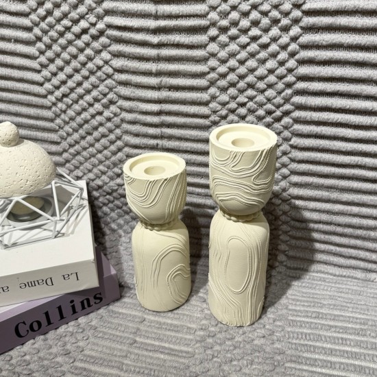 Medium Porcelain Candle Holder