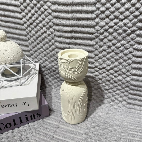 Medium Porcelain Candle Holder