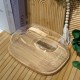 Wooden & Plastic Serving Platter